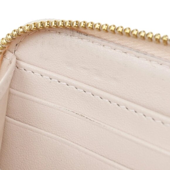 CHRISTIAN DIOR Logo Cannage Zipper Around Long Wallet Leather Pink GHW 80KB338 - Picture 15 of 15